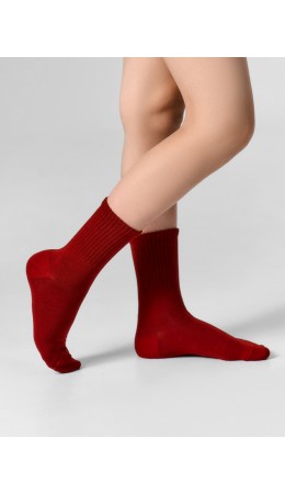 Носки вишневый