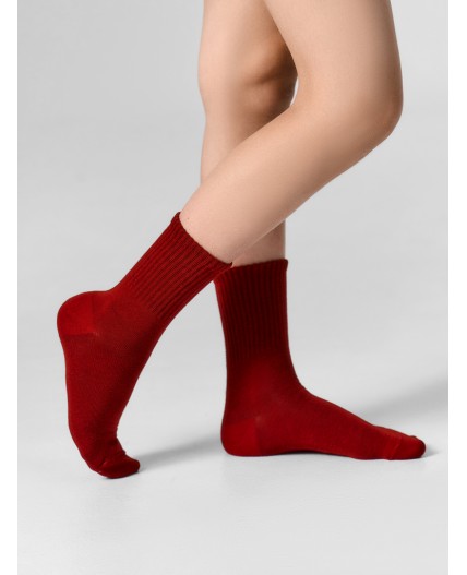 Носки вишневый