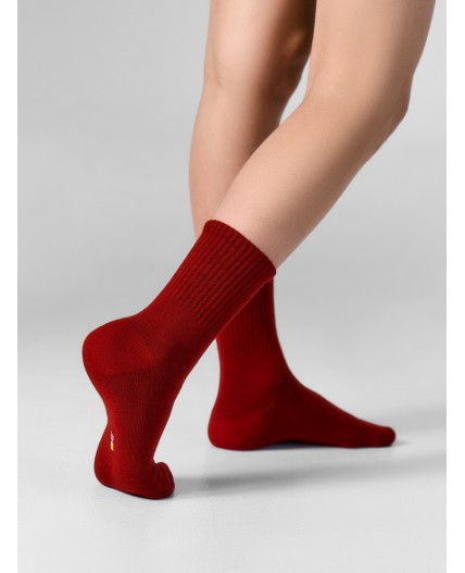 Носки вишневый