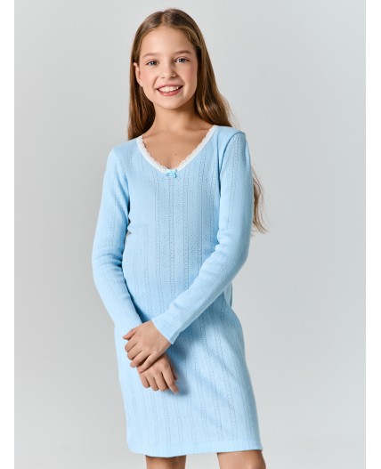 Сорочка голубой