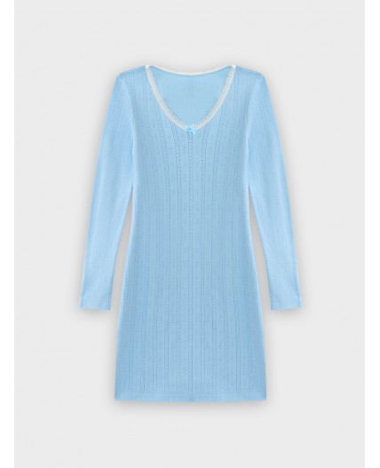 Сорочка голубой