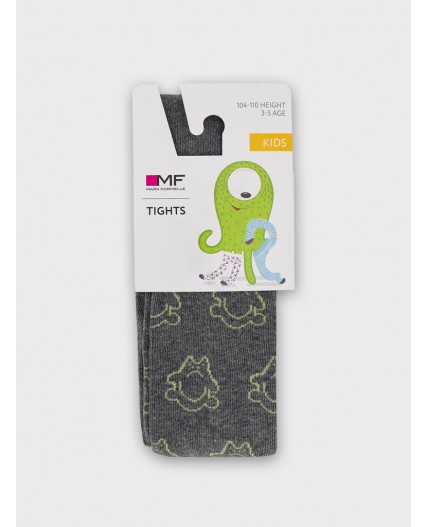 Колготки т.серый меланж
