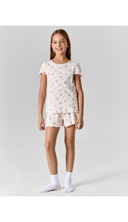 Комплект цветы на молочном1