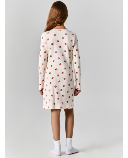 Сорочка вишенки на св.молочном