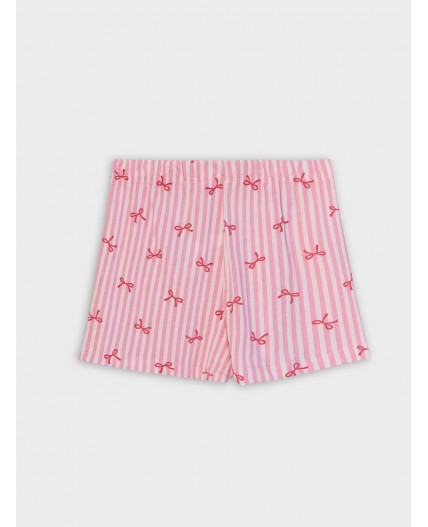 Комплект бантики на розовой полоске