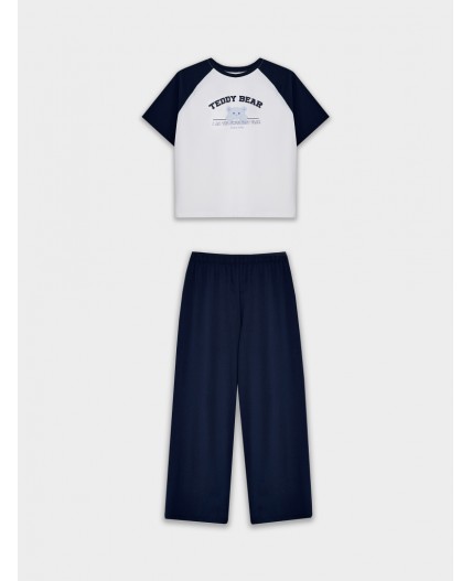 Комплект белый +т.синий +печать1