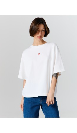 Футболка белый +печать24