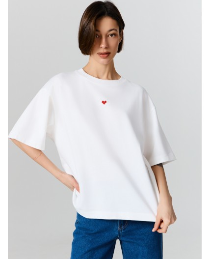 Футболка белый +печать24