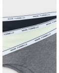 Трусы т.серый меланж 4348-F +мятный +черный