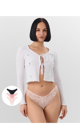 Трусы персик