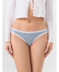 Трусы белые полоски на синем