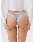 Трусы белые полоски на синем