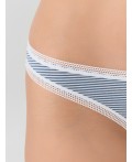 Трусы белые полоски на синем