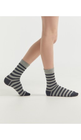 Носки серый меланж