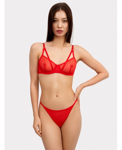 Бюстгальтер красный