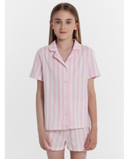 Комплект розовая полоска