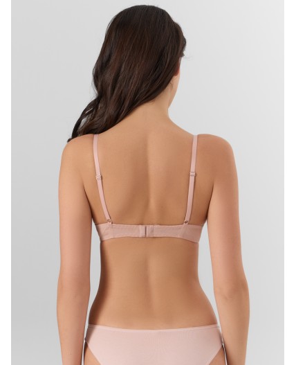 Бюстгальтер персиковый румянец1