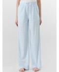 Брюки голубая клетка