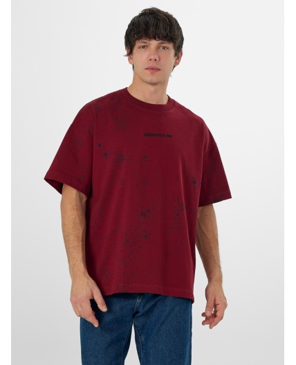 Футболка эффект брызг