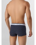Трусы диагональн. узор на гл.синем +гл.синий +черный +черная гусиная лапка