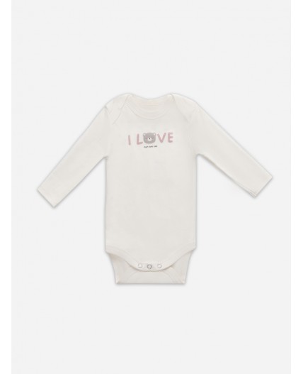 Комплект молочный +серебристо -розовый +печать