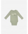 Боди оливковый +печать
