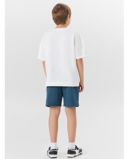 Комплект белый +морская волна +печать