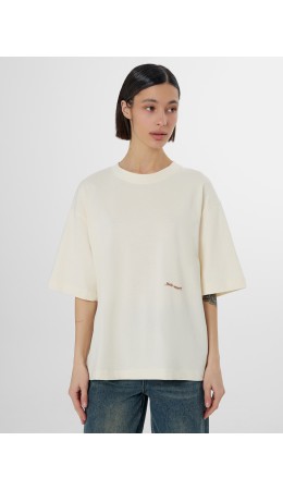 Футболка молочный +печать3