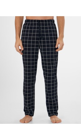 Брюки клетка на черном2