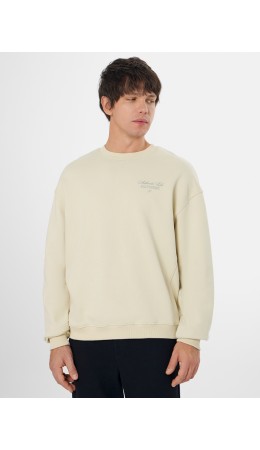 Свитшот песчаное облако +печать