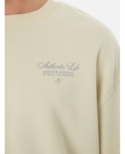 Свитшот песчаное облако +печать