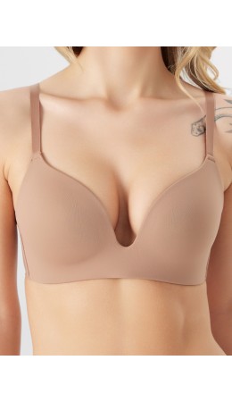Бюстгальтер темно -бежевый