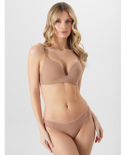 Бюстгальтер темно -бежевый