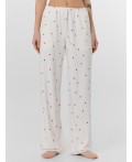 Брюки сердечки на св.молочном