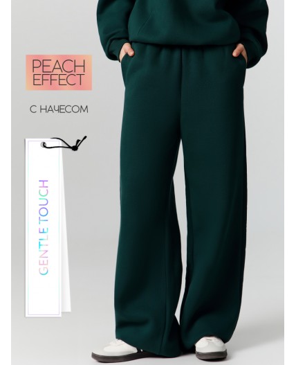 Брюки темная зелень