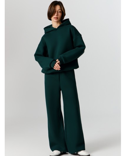 Брюки темная зелень