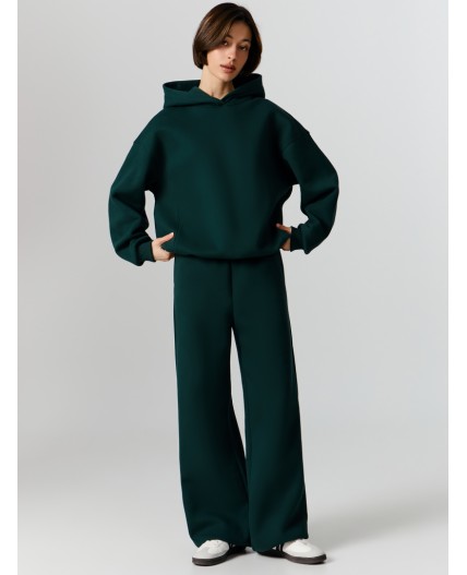 Брюки темная зелень