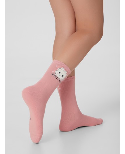 Носки сухая роза