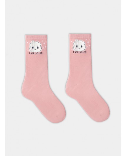 Носки сухая роза