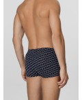 Трусы диагональн. узор на гл.синем +черный