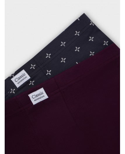 Трусы треугольники на т.сером +т.пурпурный