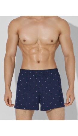 Трусы узор на глубоком синем