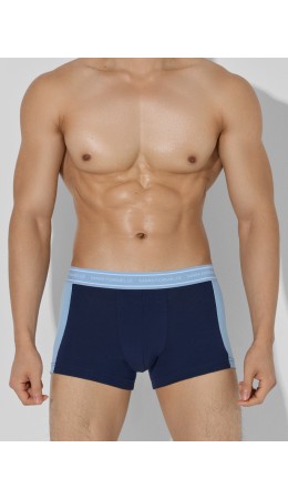 Трусы глубокий синий +пыльно -голубой