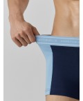 Трусы глубокий синий +пыльно -голубой
