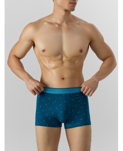 Трусы узор на сине -бирюзовом