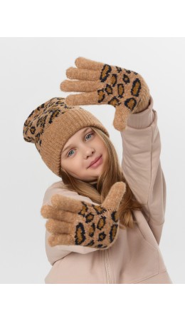 Перчатки леопард