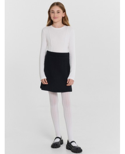 Лонгслив белый