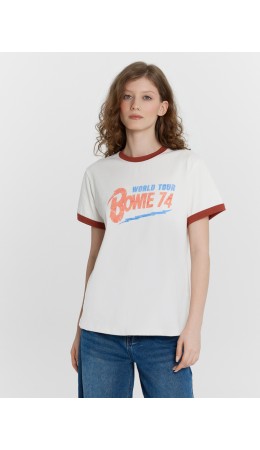 Футболка св.молочный +печать