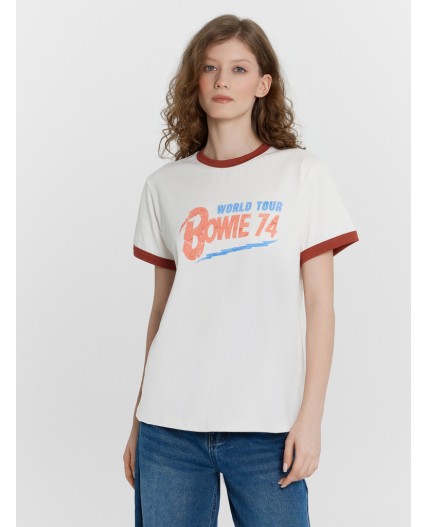 Футболка св.молочный +печать