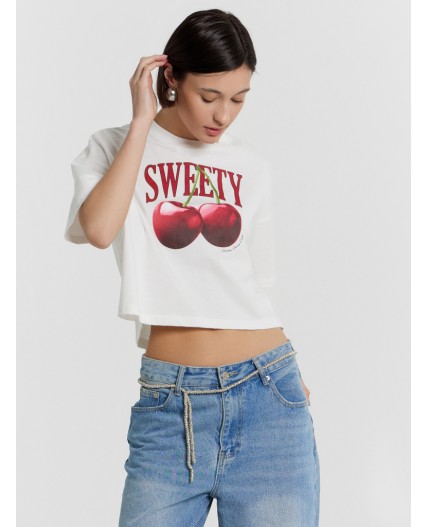 Футболка белый +печать8